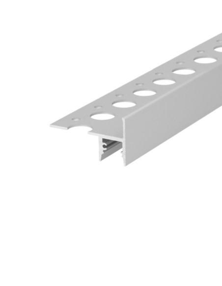 Profilo LED per illuminazione scale con cover opale 2m