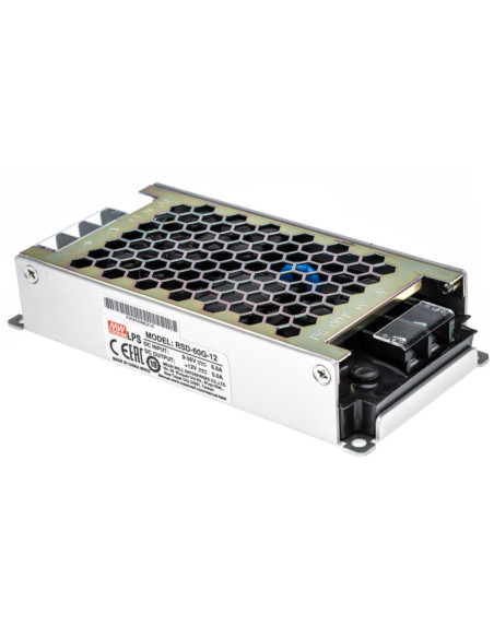 Alimentatore DC/DC converter enclosed 60W in 9-36VDC out 12VDC 5A