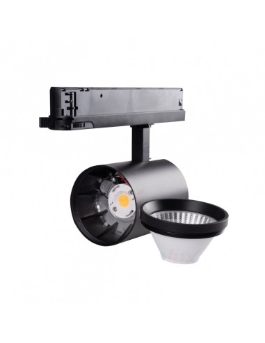 Kanlux faretto binario trifase 30W 4000K nero