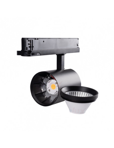 Kanlux faretto binario trifase 30W 4000K nero