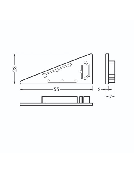Tappo chiusura per WALLE12 senza foro bianco