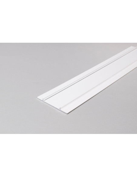 Profilo a parete tipo veletta bianco 2m WALLE12 bianco + cover opaco