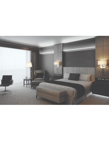 Profilo a parete tipo veletta bianco 2m WALLE12...