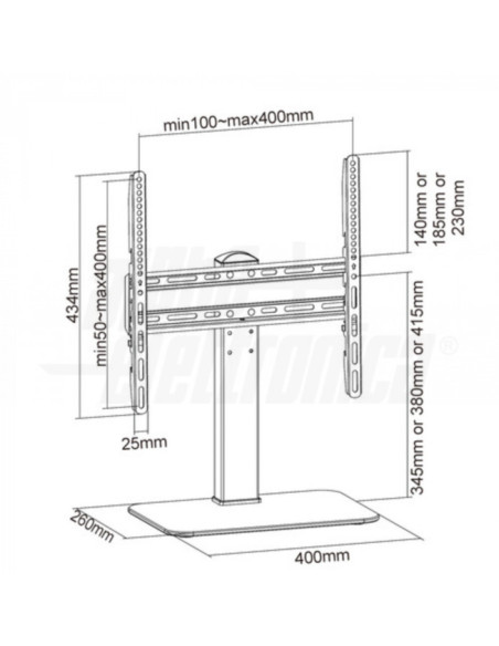 Supporto TV/Monitor da tavolo, 32"-55"