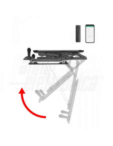 Supporto soffitto tv motorizzato incl 32÷70" c/telecom-WIFI app Tuya