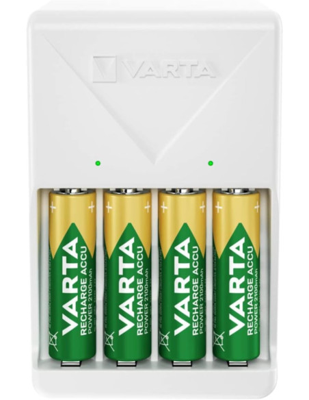 Caricabatterie 4x AA/AAA a spina 220Vac