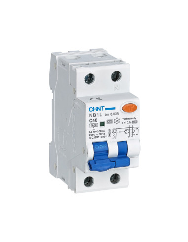 Interruttore MTD 1kA 1N 40A C tipo A 30m 16A...