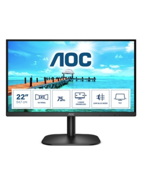 Monitor AOC LCD 21,5" 1920x1080 4ms VGA + HDMI