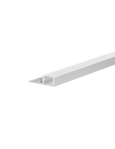 Profilo LED per piastrelle anodizzato 2m con copertura opale
