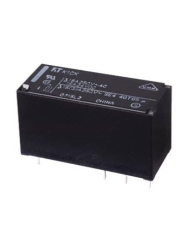 Rele' 24V 2 scambi 8A da circuito stampato