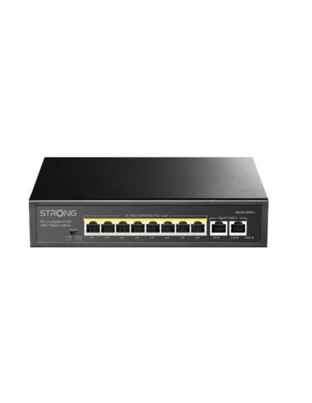 Switch PoE 8 porte gigabit 100W + 2 porte uplink
