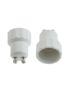 Adattatore lampade da GU10 a E14