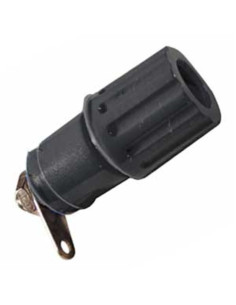 Boccola morsetto serracavo isolato 30a nero