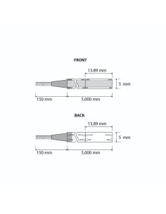 Strip LED COB 24V 6W/m IP20 3000K rolla 5m 2