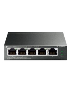 Switch rete gigabit 5 porte RJ45 (4 porte PoE)