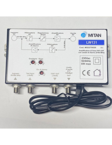 Centralino iii-UHF 20/35r 130db dtt pre