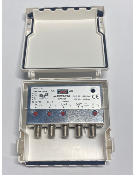 Ampli da palo iii/21-40/42-48/UHF 32db 122dBµV filtro LTE 5G ULUXP35/5GS