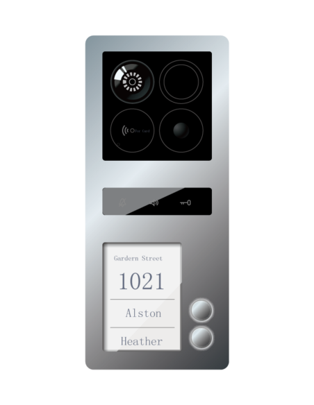 Postazione esterna videocitofono IP da parete - 2 utenze