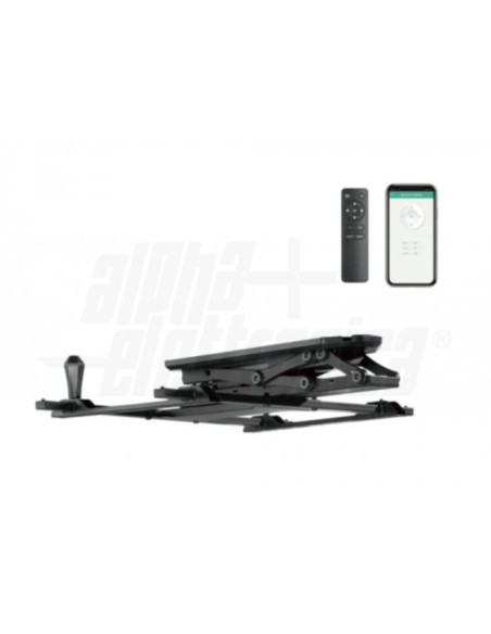 Supporto soffitto tv motorizzato incl 32÷70" c/telecom-WIFI app Tuya