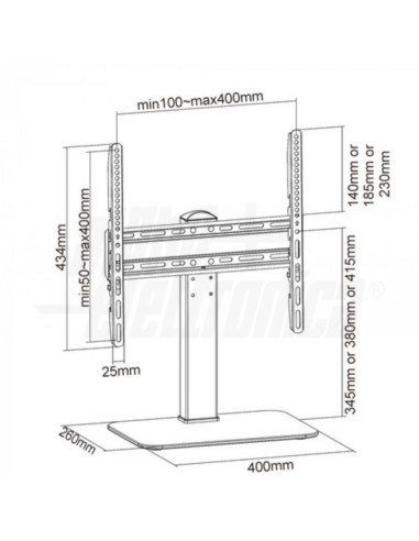 Supporto TV/Monitor da tavolo, 32"-55"