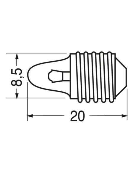 Lampada lenticolare 1,1V  300mA 04/08026-00