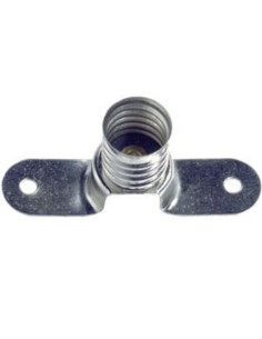 Portalampade attacco e10 ottone