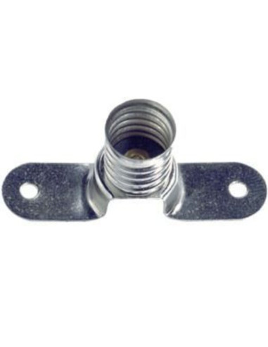 Portalampade attacco e10 ottone