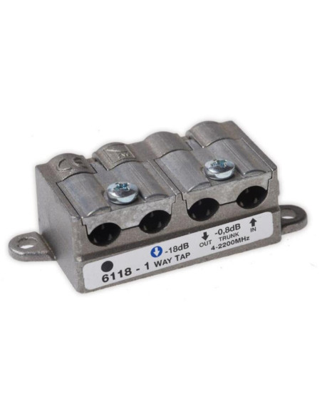 Mini derivatore induttivo 1 out -18db 4/2200MHz