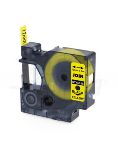 Nastro etichette per ST0050K testo nero su sfondo giallo...