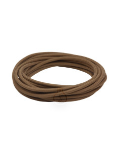 Cavo elettrico in tessuto tondo 3x0,75 marrone cotone