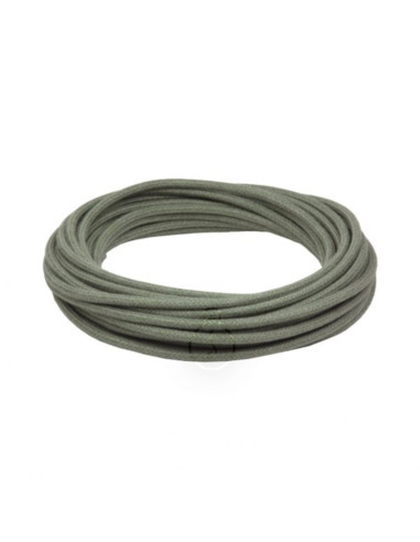 Cavo elettrico in tessuto tondo 3x0,75 salvia...