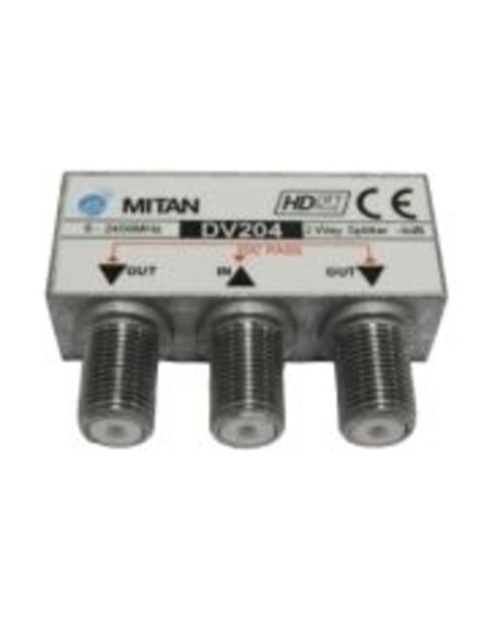 Divisore 2 uscite -4 db conn. f DV204