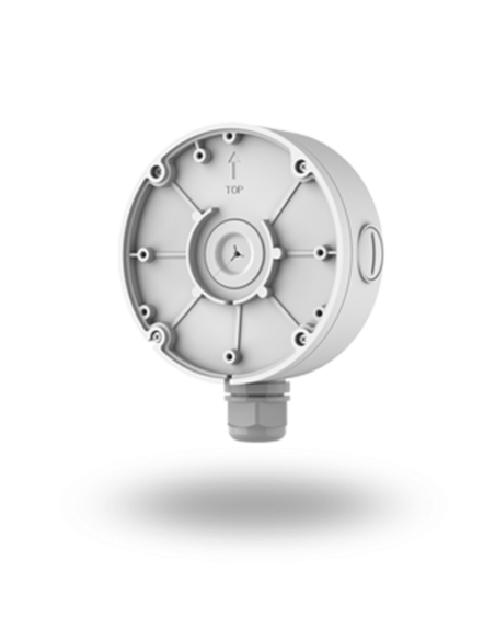 Scatola di giunzione per telecamere Dome diametro 142mm con passacavo