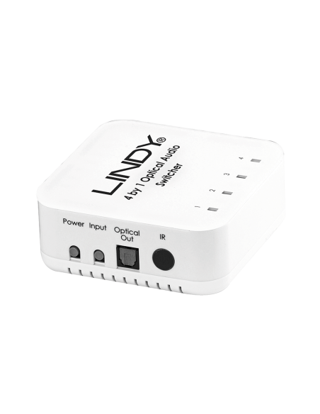Switch audio digit.toslink spdif remote 4 porte