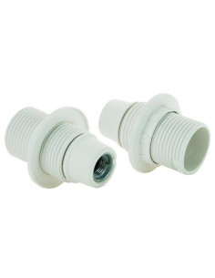 Portalampada E14 c/ghiera plastica filettatura metallo...
