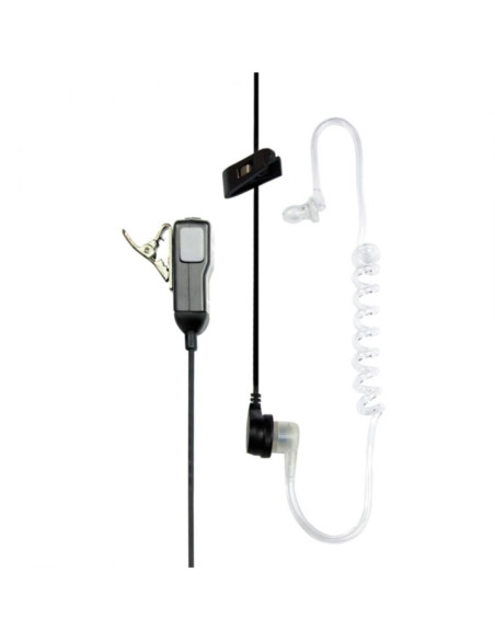 Ma31-lk microfono + auricolare in gomma connessione 2 pin kenwood