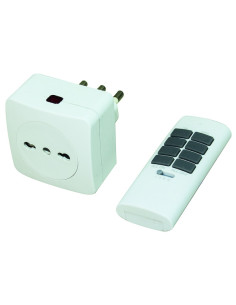 Kit presa 2000W wireless con radicomando 12ch 433,92MHz