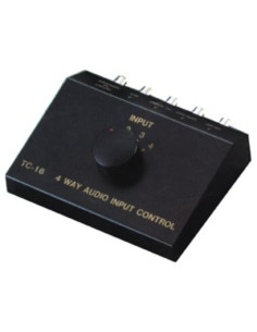 Selettore audio input 4 vie RCA