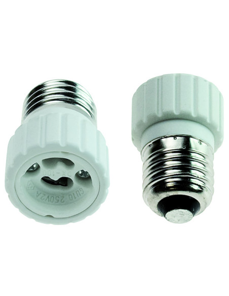 Adattatore lamp da GU10 a E27
