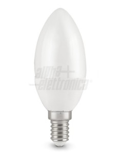 Lampada LED E14 230V 6W 4000k opale candela 620LM 270°
