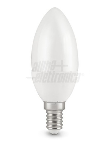 Lampada LED E14 230V 6W 4000k opale candela...