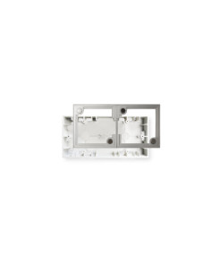 Scatola doppia a parete per serie wp