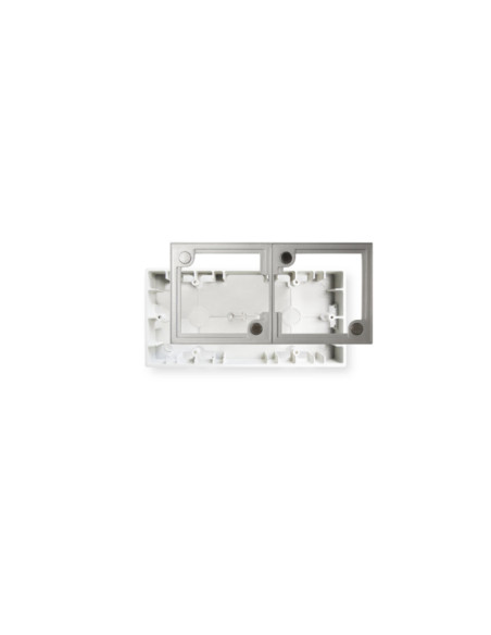 Scatola doppia a parete per serie wp