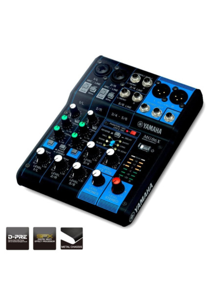 Mixer MG06X 6 canali effetti