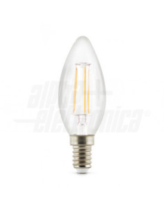 Lampada LED filamento 230V E14 5W dimm candela 470lm 360°...