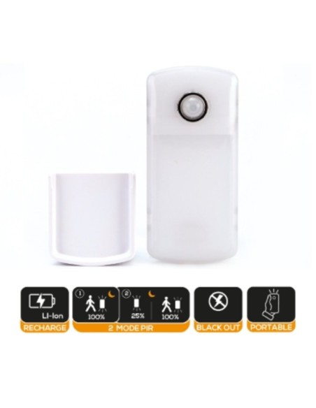 Torcia LED multifunzione antiblackout/ luce notturna/sensore notte di movimento