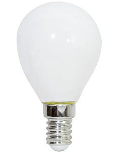 Lampada LED G45 fil E14 4,5W 2700k 470lm 320° 45x80mm