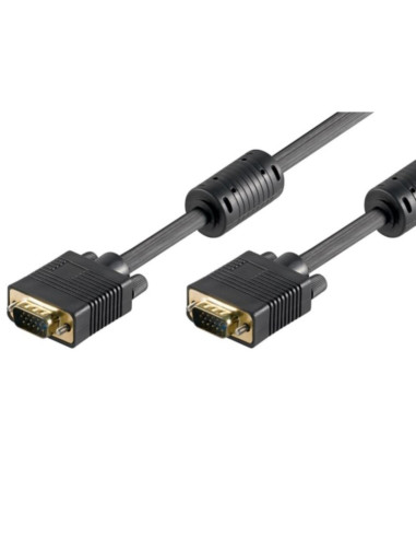 Cavo VGA spina-spina 2m + ferrite