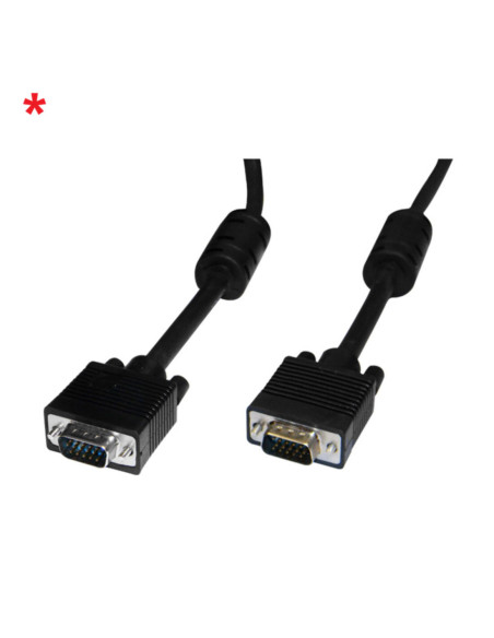 Cavo VGA spina-spina 5m + ferrite
