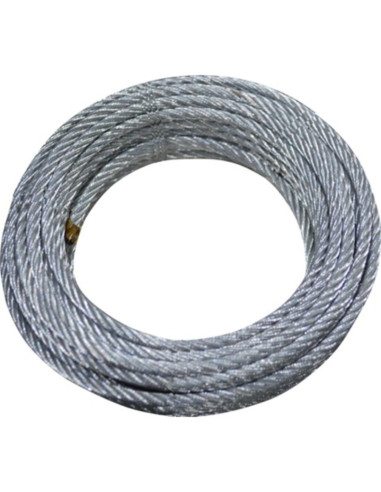Fune acciaio ⌀5mm 19 fili matassa 100m
